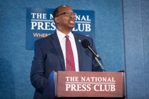 The announcement of the Stop Solitary for Kids initiative at the National Press Club in Washington, DC April 19, 2016.